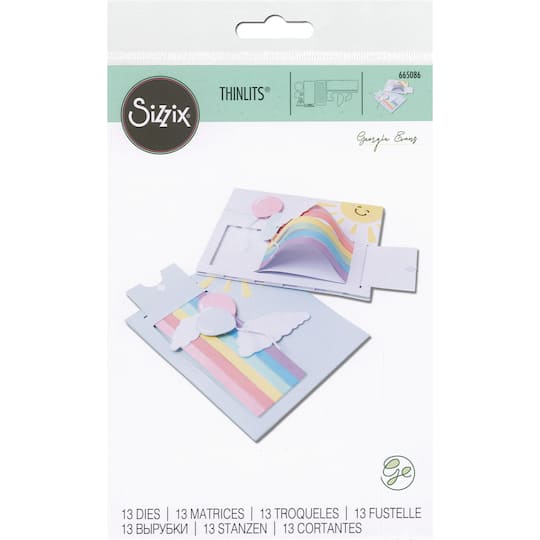 Sizzix&#xAE; Thinlits&#x2122; Die Card Rainbow Die Set
